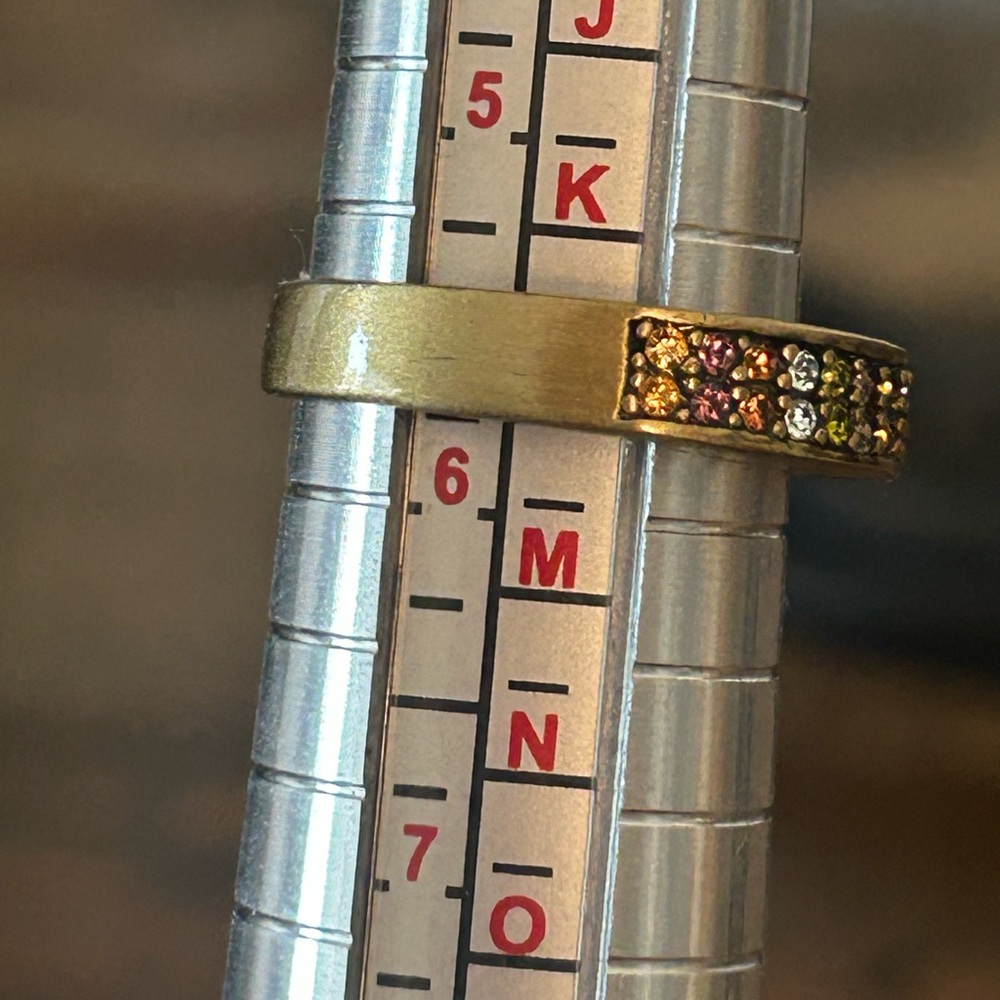 Heidi Daus 2 Multi Stone Stack Rings - Picture 4 of 6